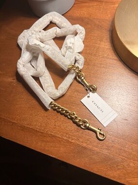 Coach Gold Chain Strap 48” Long Skinny Chain Gold